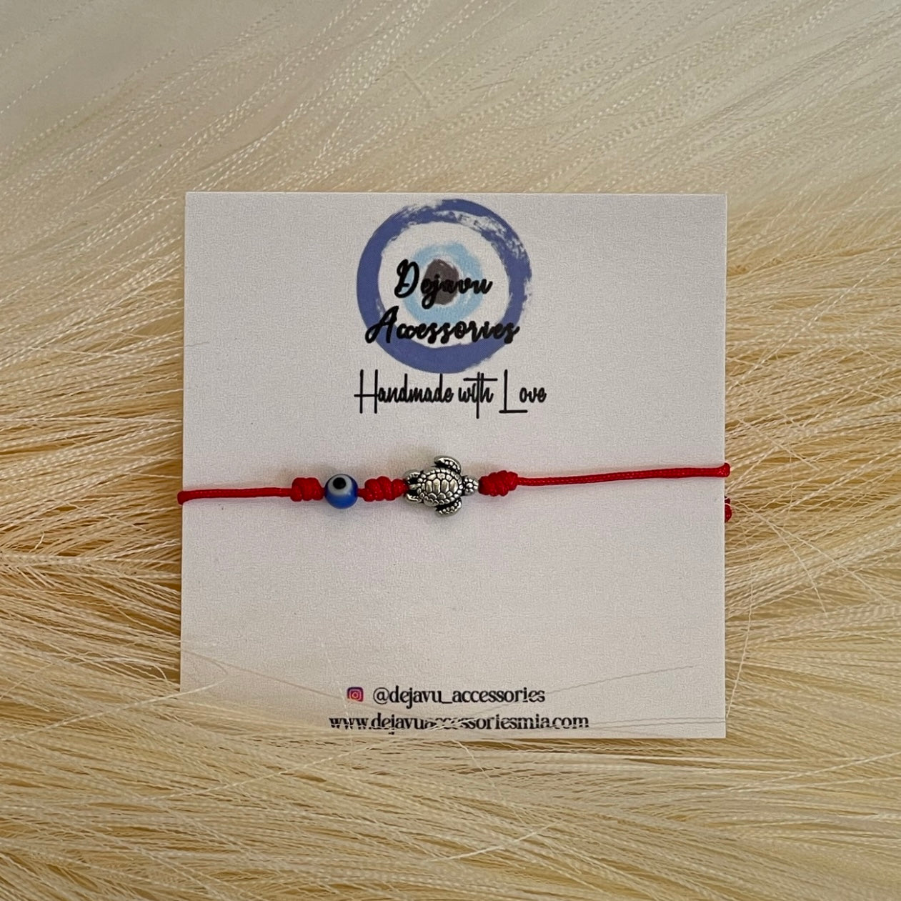 Sea turtle red string