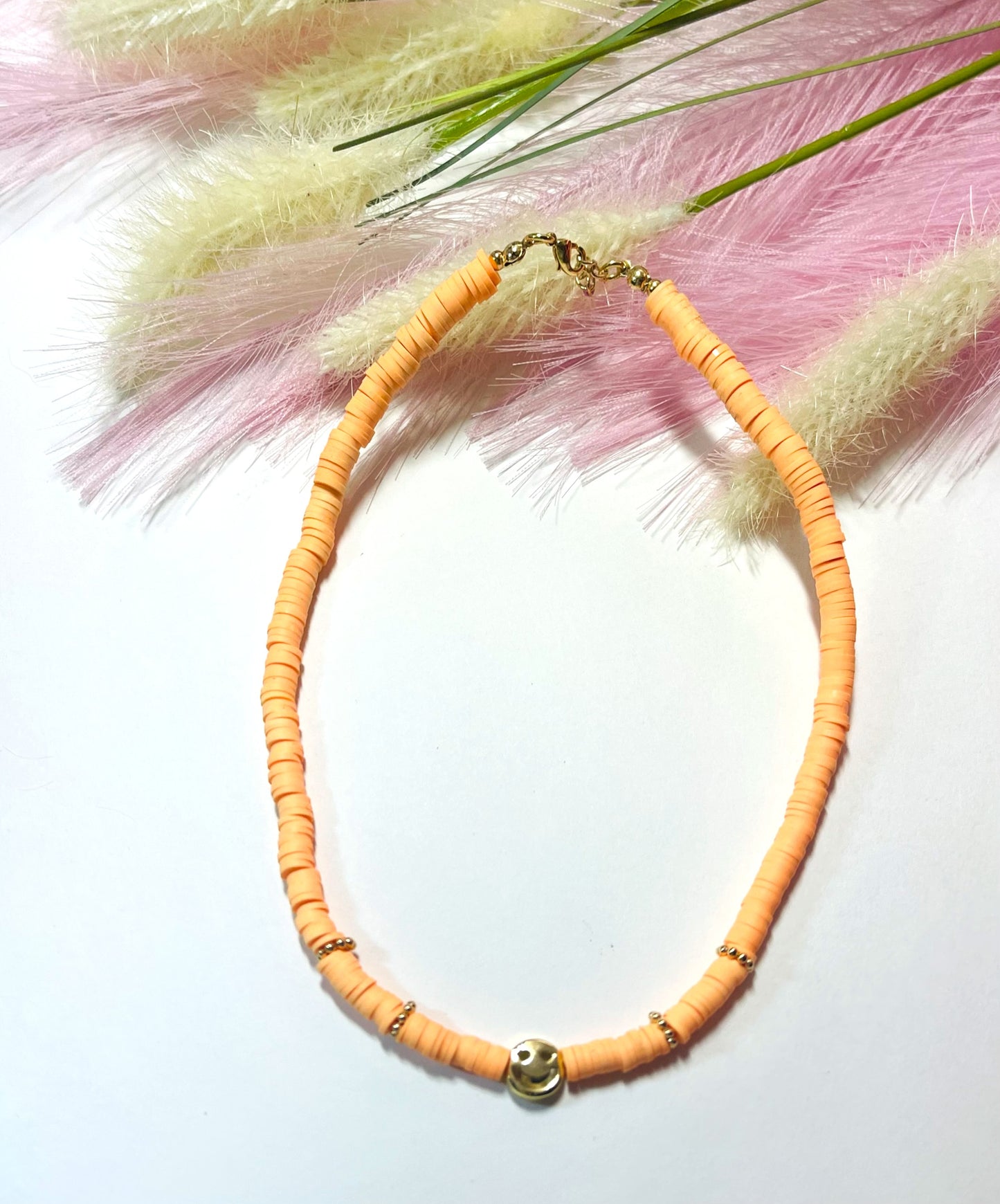 SUNSET SMILY FACE NECKLACE