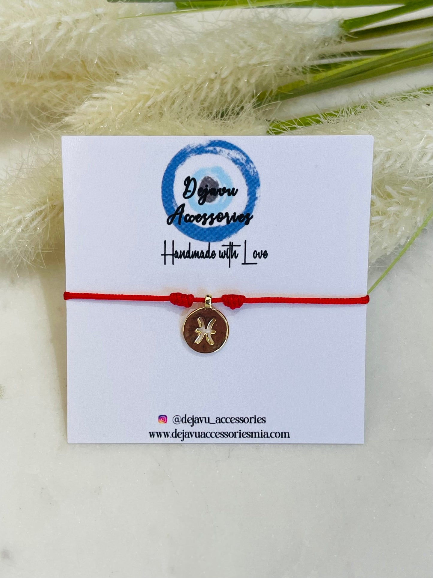 ZODIAC RED STRING ( Pisces )