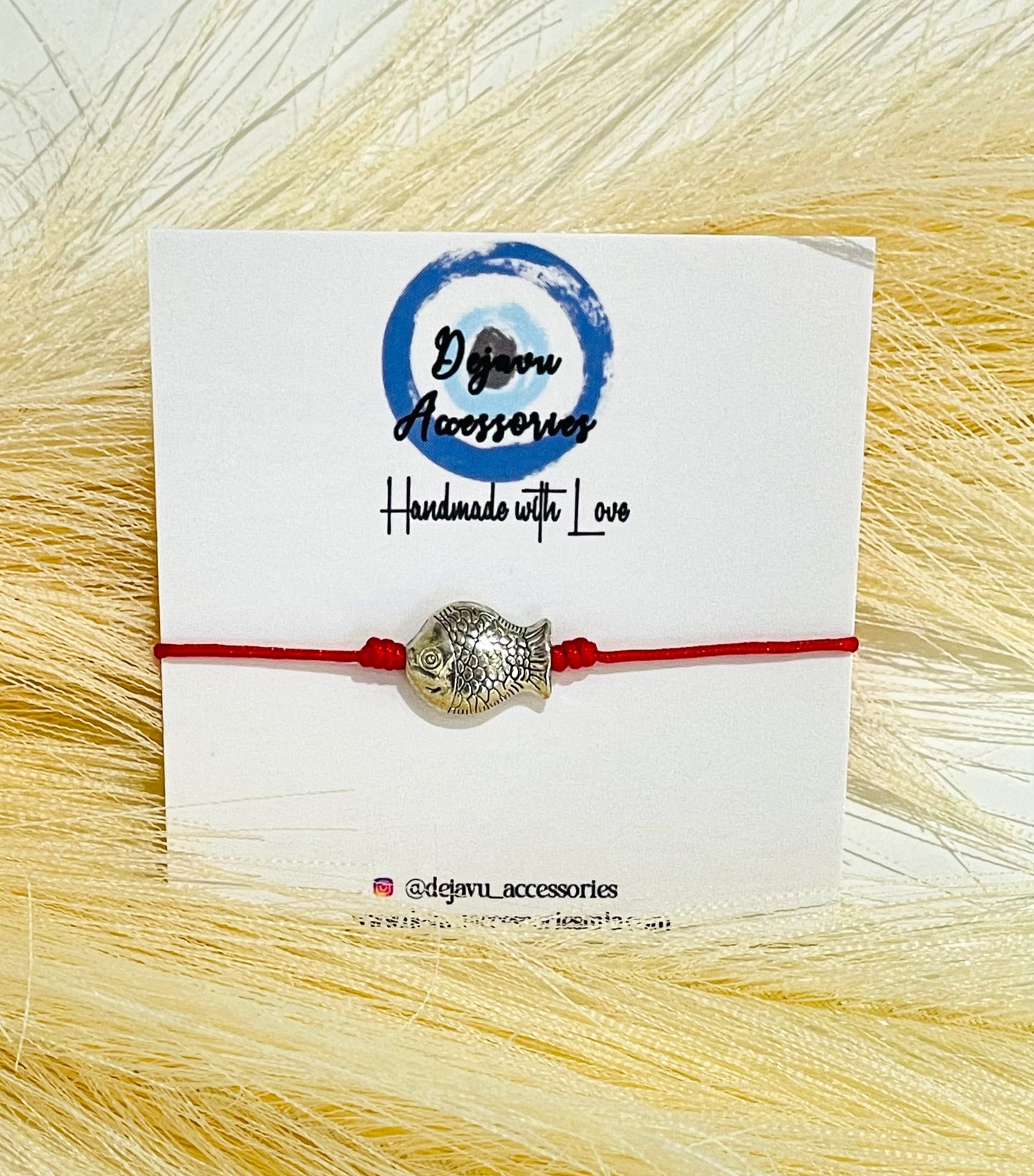 FISH CHARM KABBALAH BRACELET