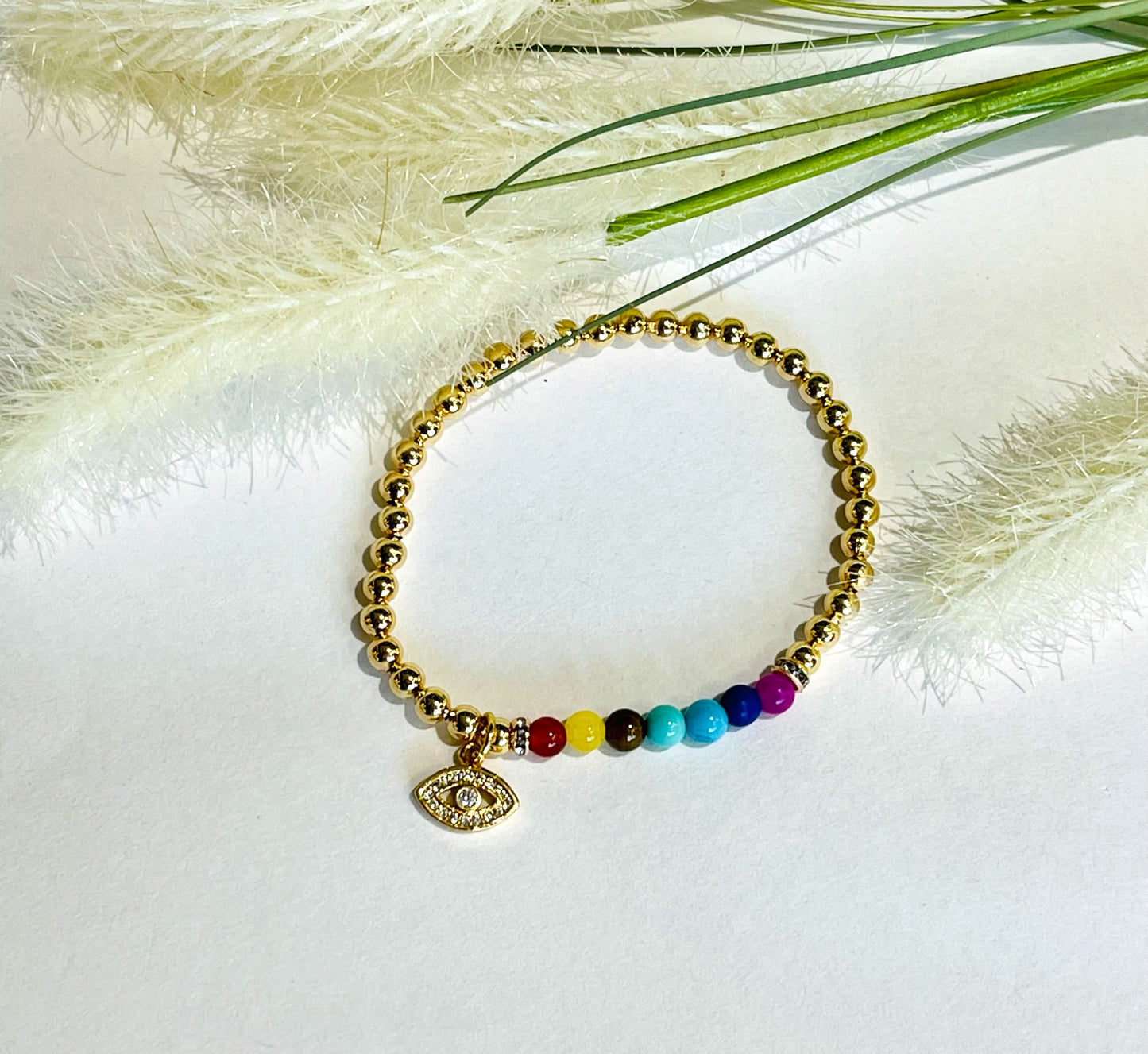 EVIL EYE CHAKRA BRACELET