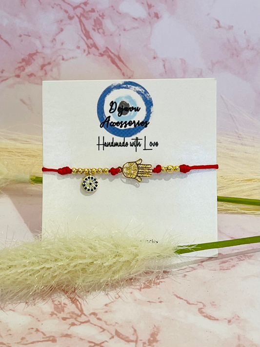 Swarovski evil eye red string