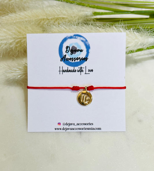 ZODIAC RED STRING ( Virgo )