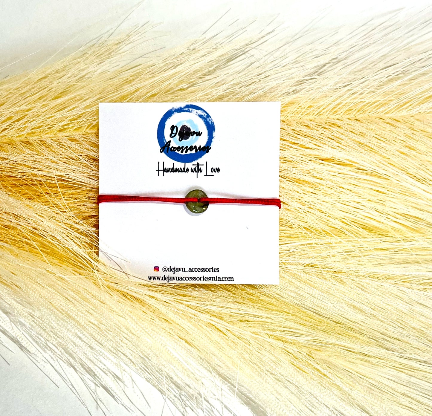 JADE COIN KABBALAH BRACELET