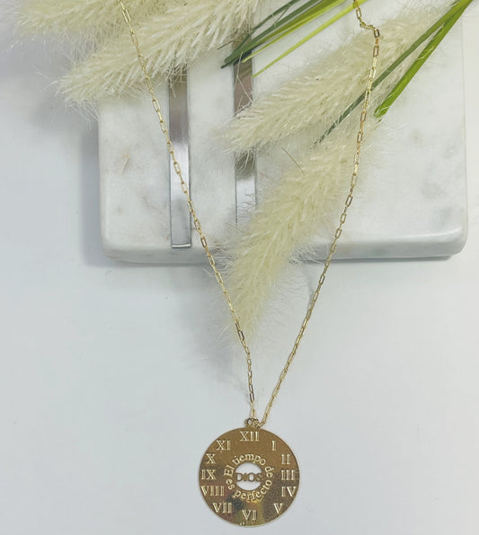 TIME IS PERFECT NECKLACE