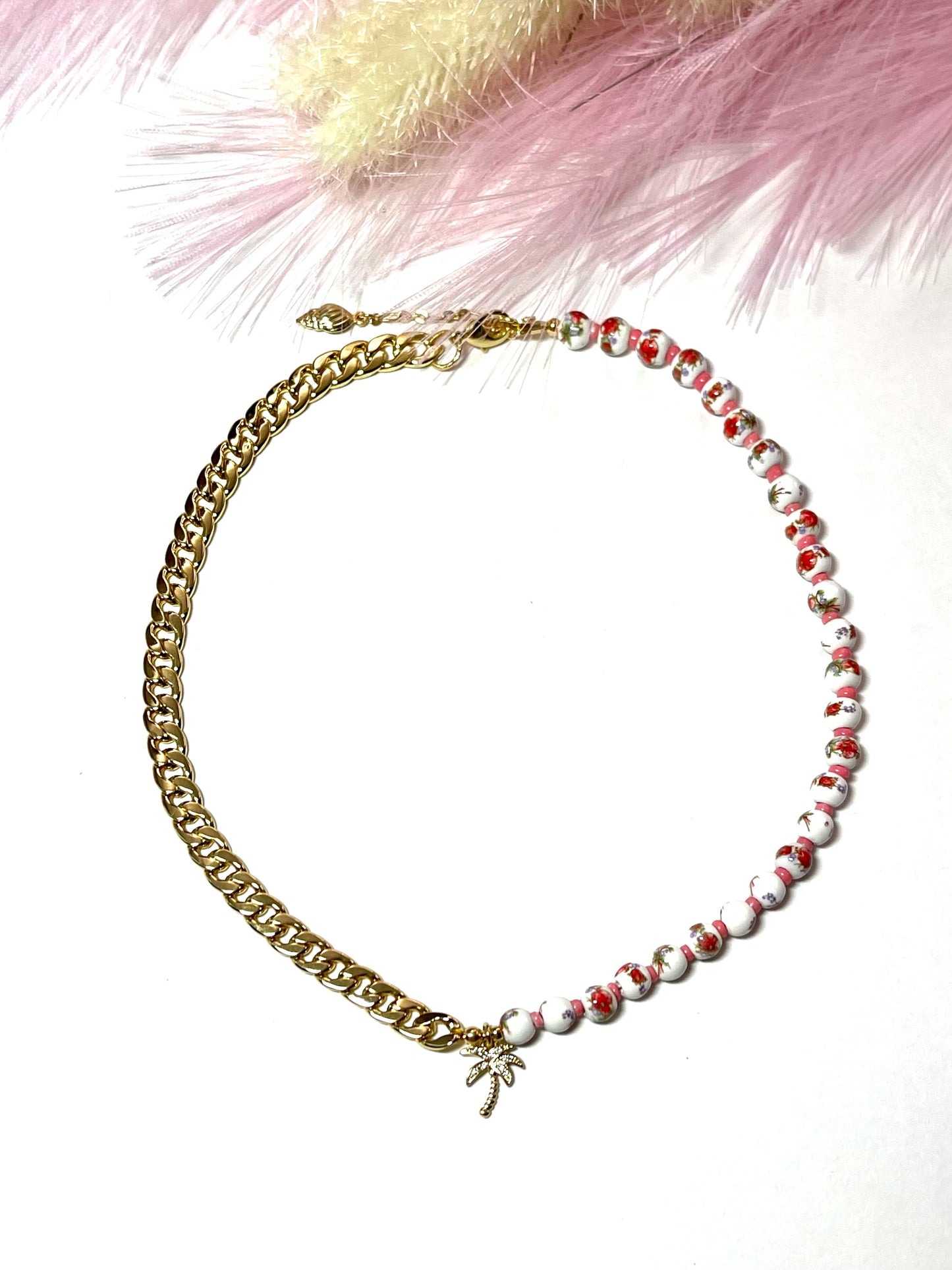 Palm Tree Victory Necklace