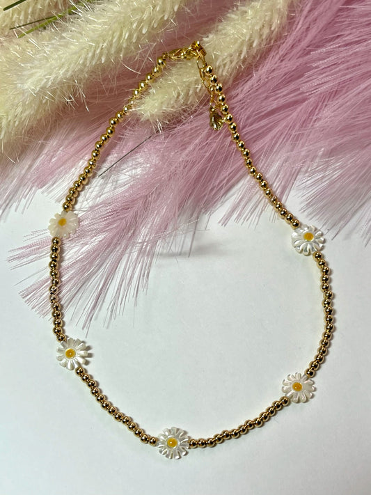 Daisy Flower Necklace