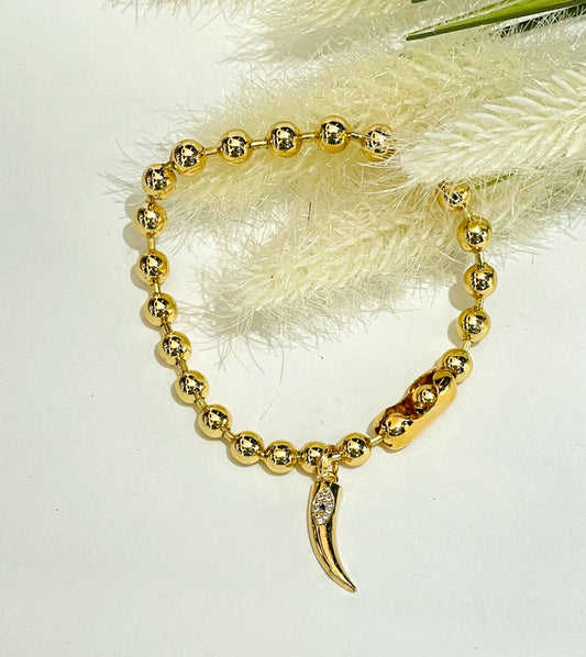 EVIL EYE HORN BRACELET