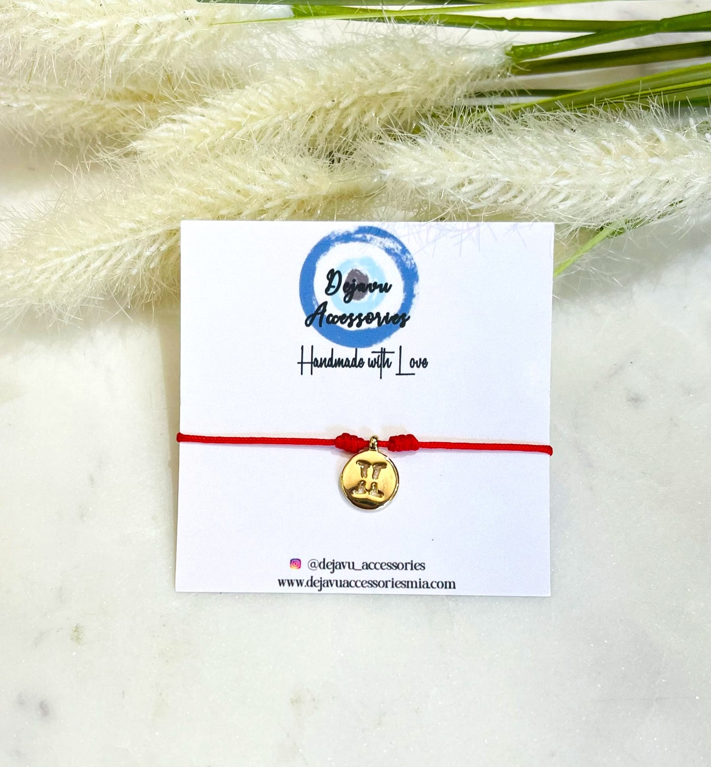 ZODIAC RED STRING ( GEMINIS )