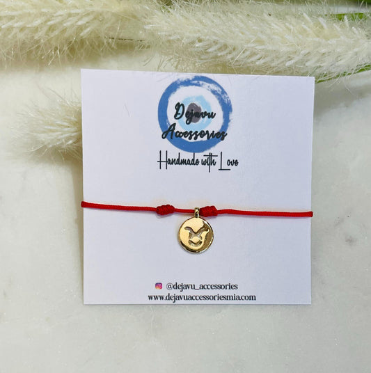 ZODIAC RED STRING ( Taurus )
