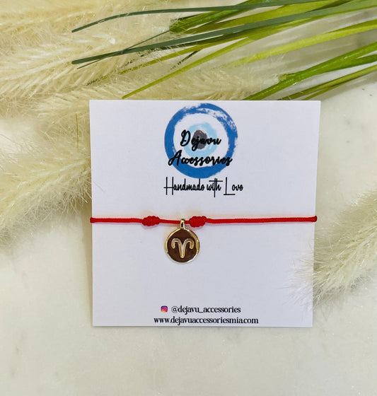 ZODIAC RED STRING ( Aries )
