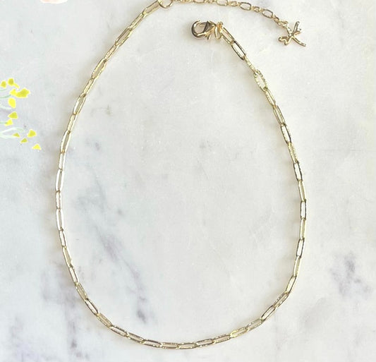 PAPERCLIP LINK NECKLACE