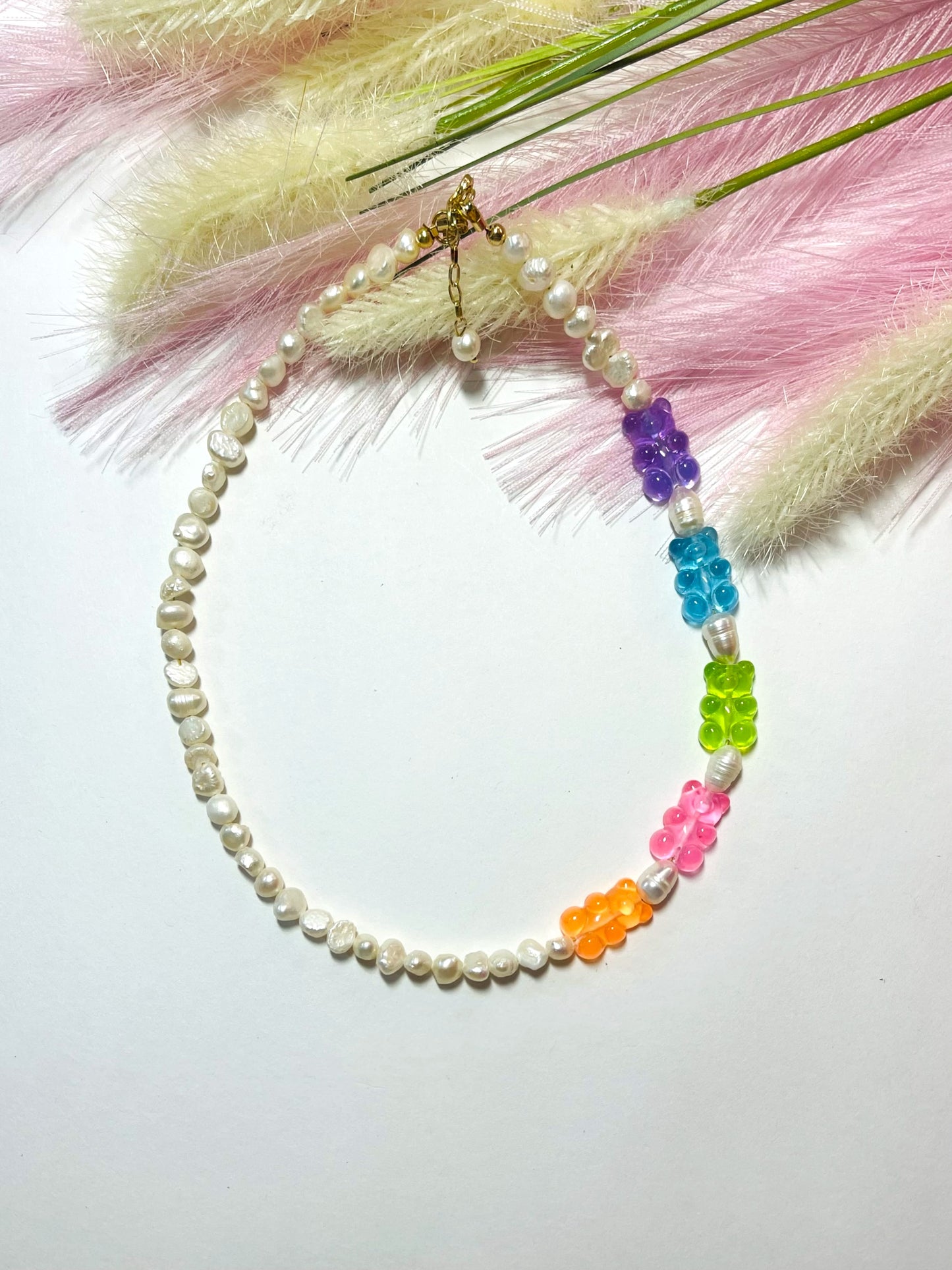 COLORS DELIGHT BEARS NECKALCE